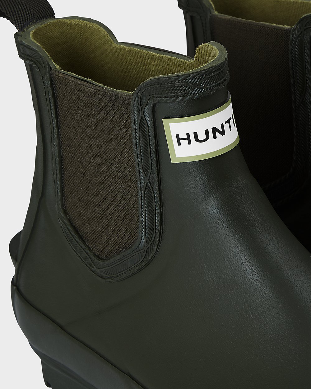 Chelsea Boots Dames - Hunter Norris - Donker Olijfgroen - 23ICBAGVZ